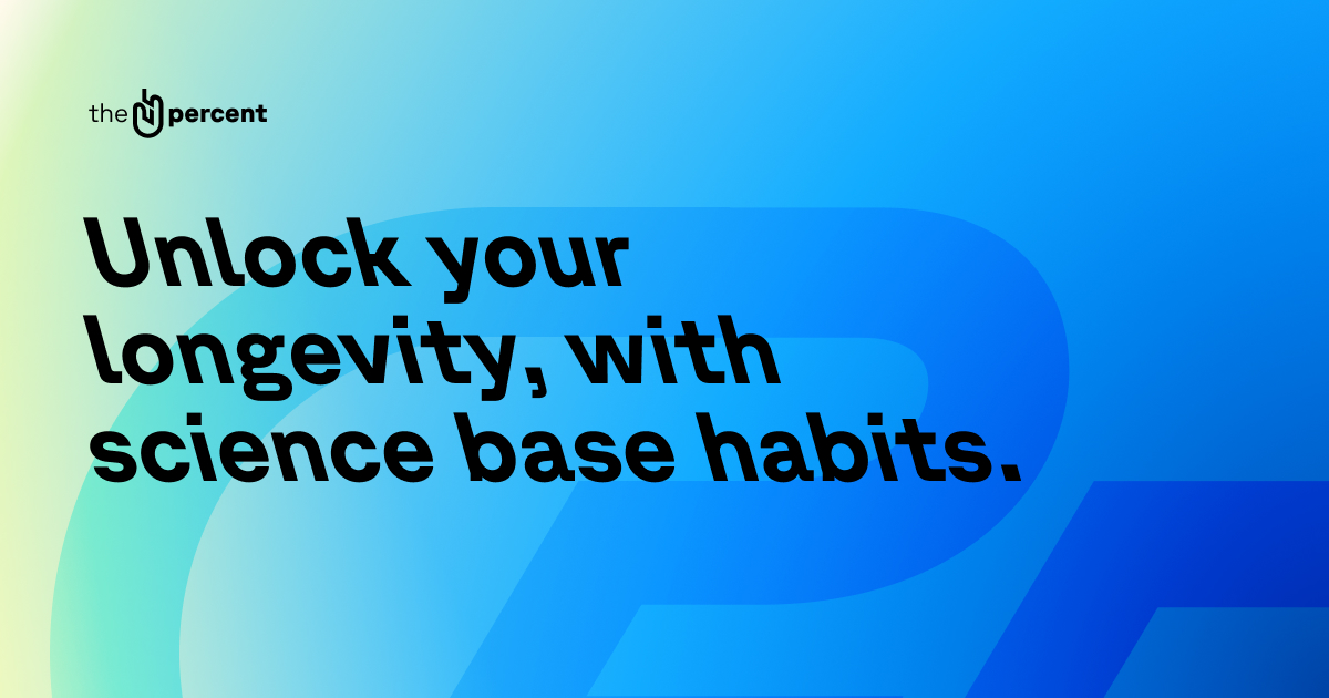 The 25 Percent - Unlock your longevity